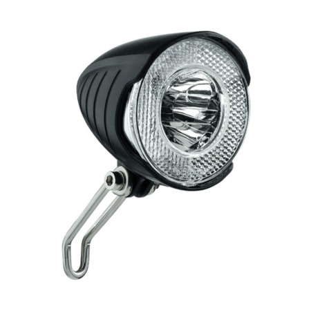 Esituli dünamole Büchel City S 1LED 30Lx, lüliti, juhtme ja tulehoidjaga