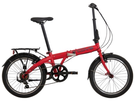 Kokkupandav jalgratas 20″ 7 käiku teras R26 BBF Cove Gobi, punane