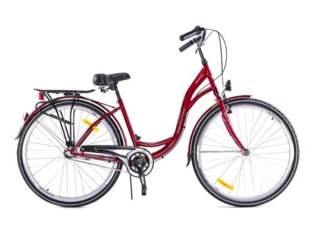 Naiste jalgratas 28 tolli 1 käik teras R43 Storm Amsterdam, punane