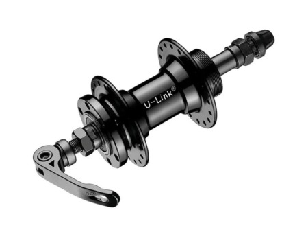 Tagarumm ketaspidurile 6-polt ja tirrile 36H U-Link GL-B10R-QS, alu must QR