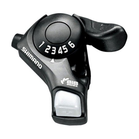 Käiguheebel 6 käiku parem Shimano Tourney SL-TX30-6R Thumb Shifter Plus, must