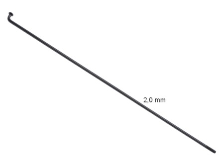 Kodar 270x2,0mm Rodi, galvaniseeritud teras must