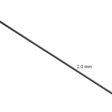 Kodar 277x2,0mm Rodi, galvaniseeritud teras must