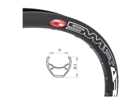 Pöid 29 tolli 622-19 32H Stars Circle J19SE ketaspidurile alu must, tongitud