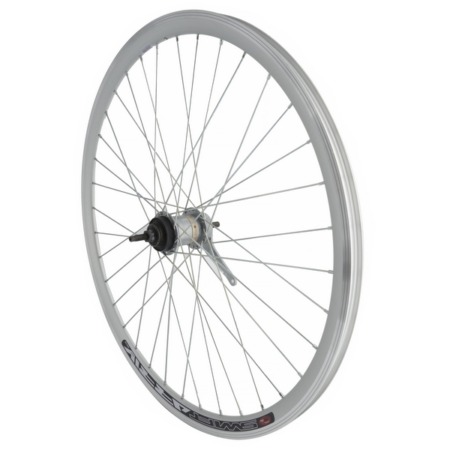 Tagaratas 26 tolli 3 käiku 36H Stars Swift Arriv Cone alu hõbe topelt, Nexus 3
